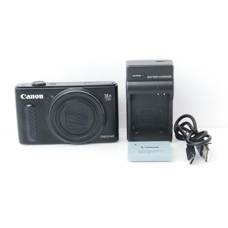 Canon デジタルカメラ　PowerShot SX610 HS ブラック Canon Powershot SX610 HS built-in Flashing 18x Optical Zoom Wi-Fi