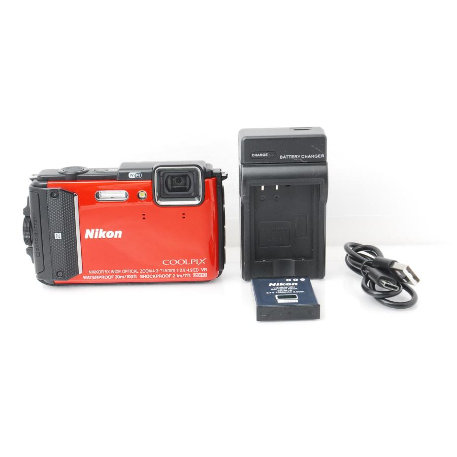 COOLPIX A Nikon ニコン AW130 オレンジ 防水カメラ : 山ウサギカメラ