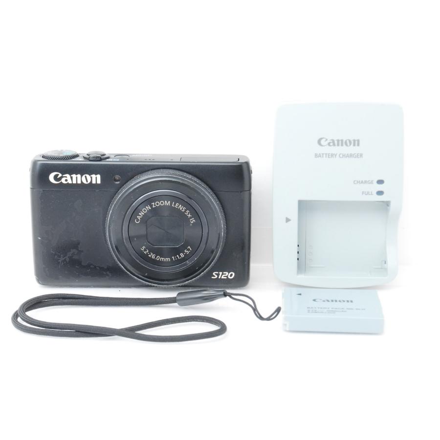 PowerShot Canon キヤノン S120 ブラック : 山ウサギカメラ