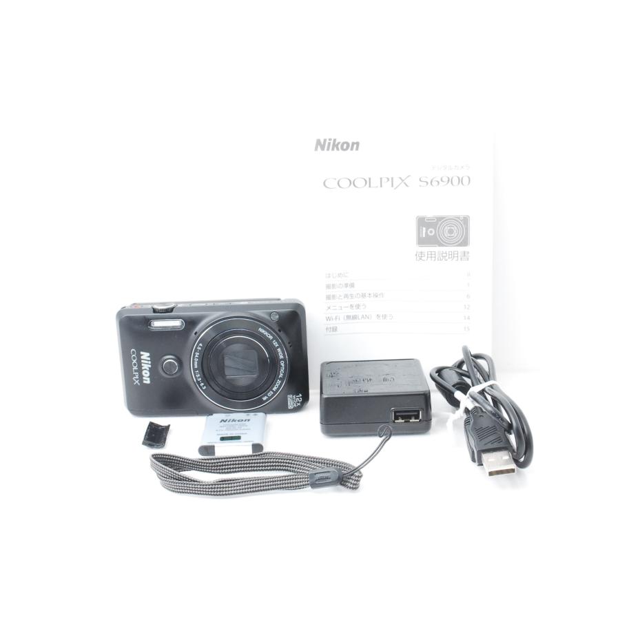 COOLPIX S Nikon ニコン S6900 リッチブラック : 山ウサギカメラ