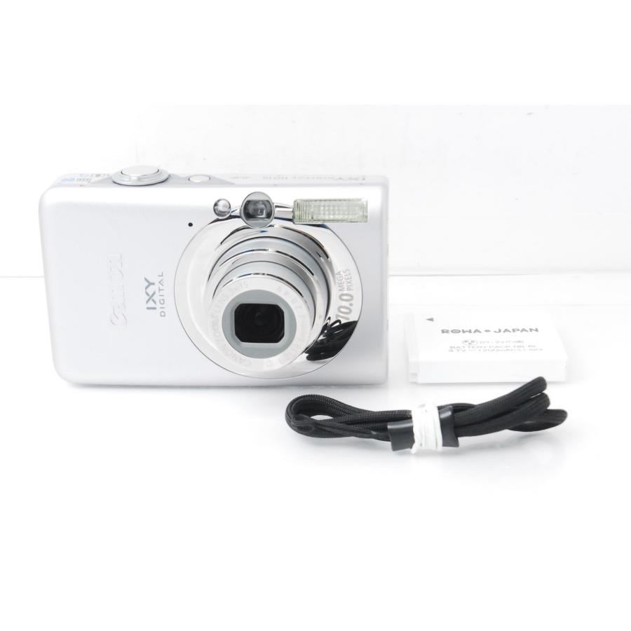 コンパクトデジタルカメラ Canon キヤノン 動作品 シルバー IS 110 digital IXY Canon シルバー 110 DIGITAL IXY デジタルカメラ