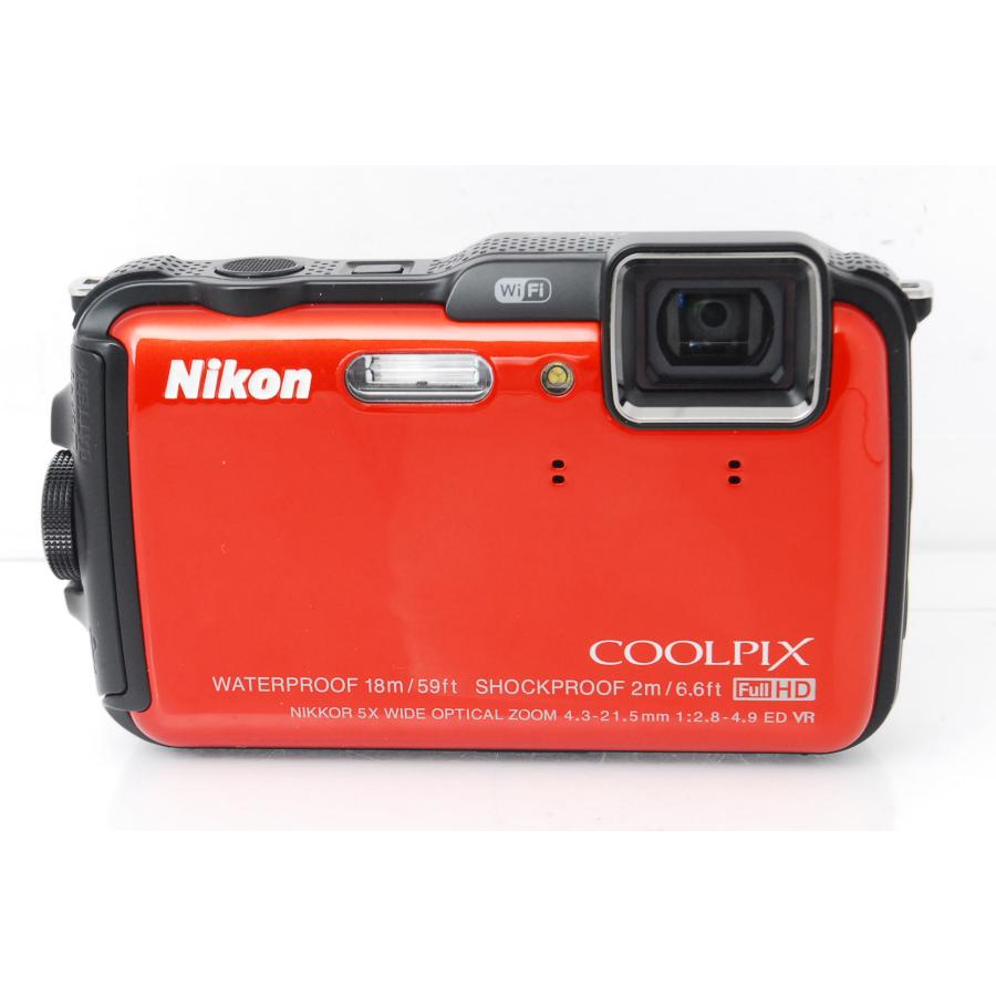 Nikon ニコン COOLPIX AW120 サンシャインオレンジ 防水カメラ | COOLPIX A | 01
