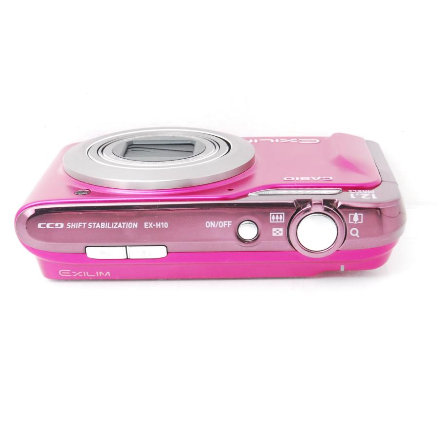 美品　CASIO　カシオ　 EXILIM EX-H10 エクシリム　ピンク EXILIM CASIO カシオ Hi-ZOOM EX-H10 ピンク : 山ウサギカメラ - 通販