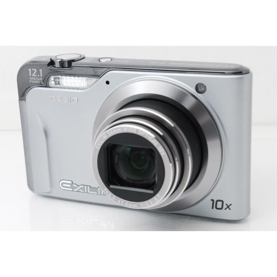 【美品】カシオ CASIO EXILIM EX-H10 EXILIM CASIO カシオ Hi-ZOOM EX-H10 シルバー 123 : 山ウサギカメラ