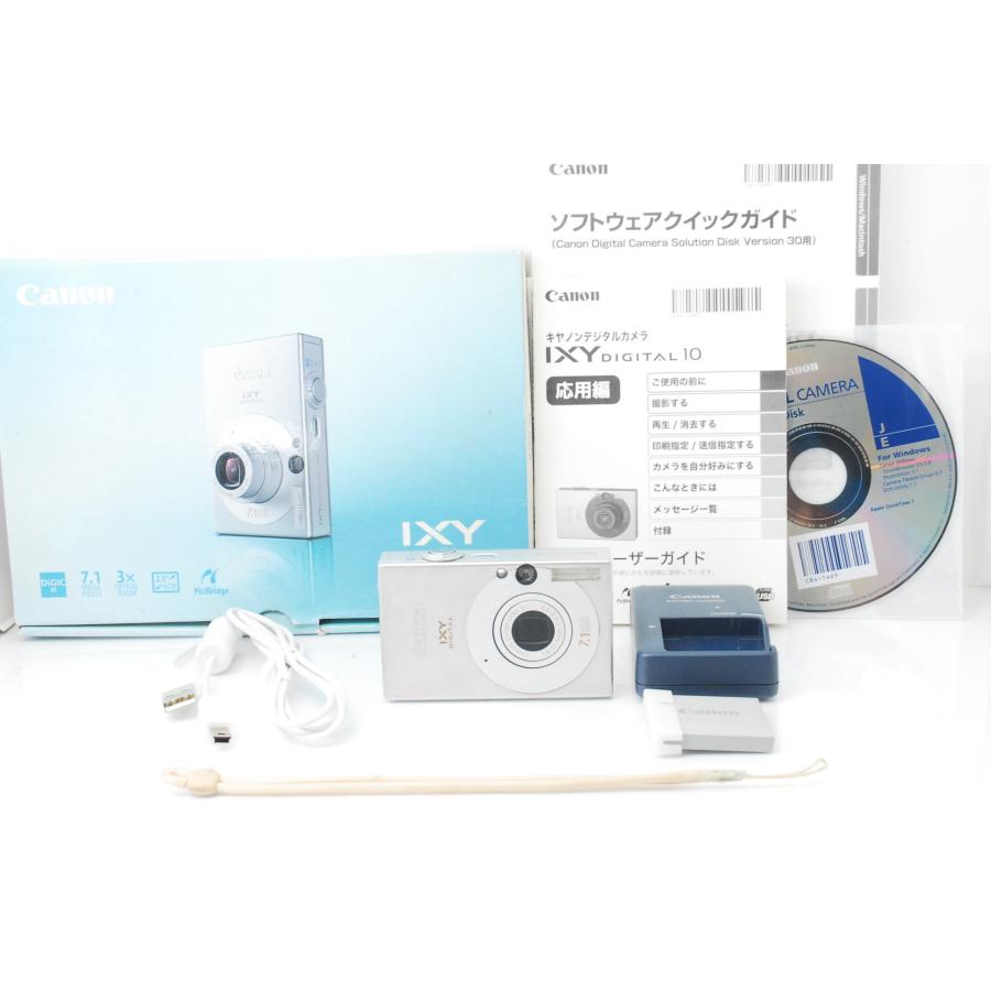 Canon IXY digital 10 PC1228 即撮影セット IXY DIGITAL 10 Canon キヤノン シルバー : 山ウサギカメラ - 通販