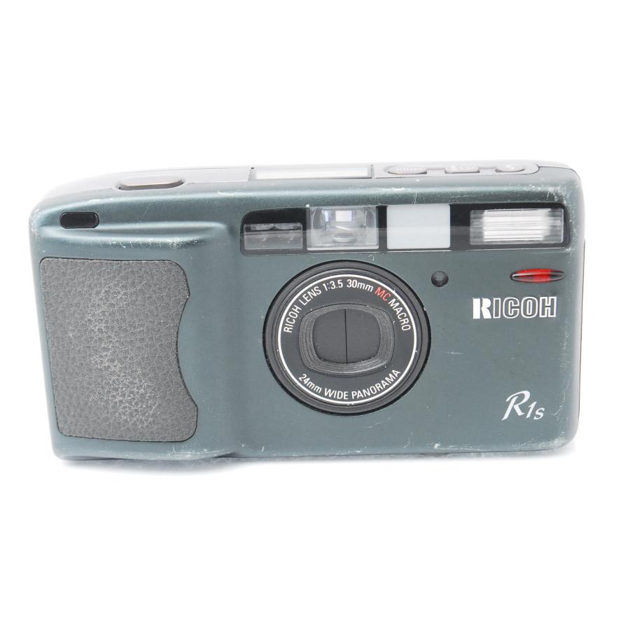 【極美品】RICOH R1s グリーン リコー フィルムカメラ リコー（RICOH） R1s グレイッシュグリーン コンパクトフィルムカメラ