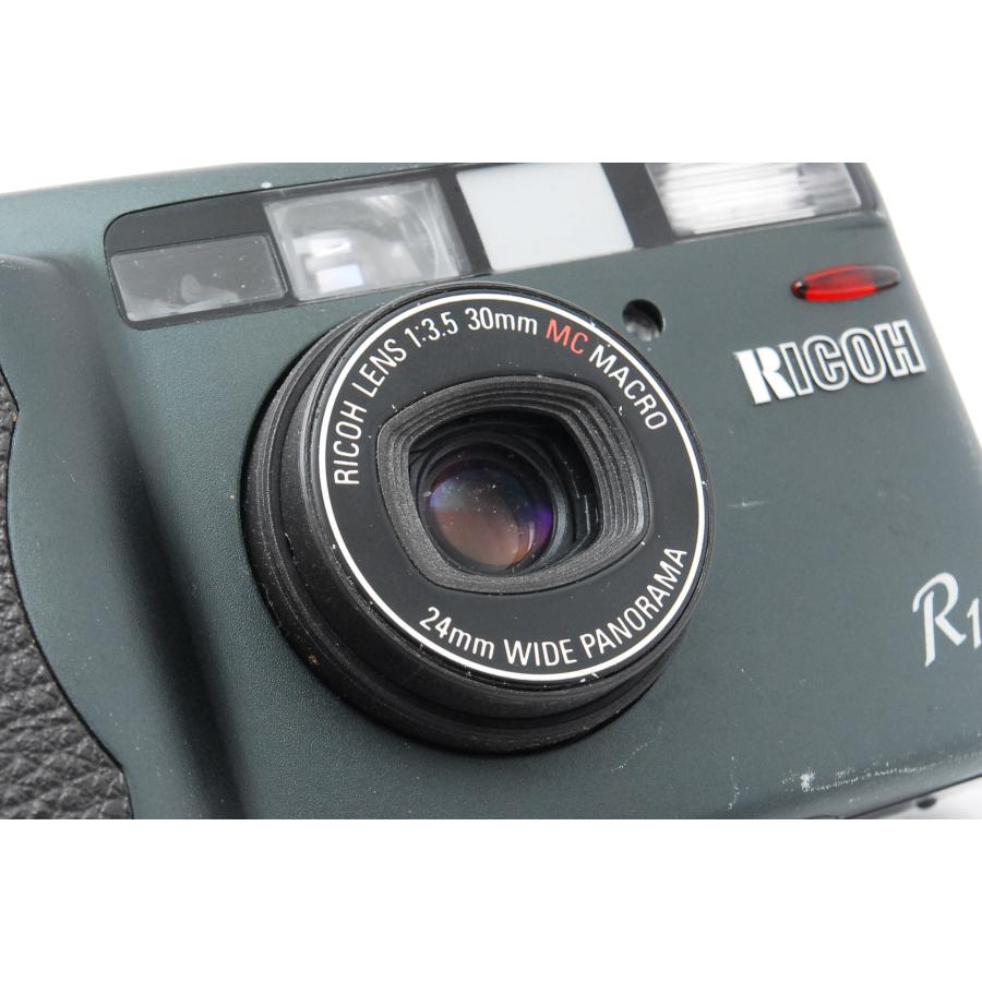 【極美品】RICOH R1s グリーン リコー フィルムカメラ リコー（RICOH） R1s グレイッシュグリーン コンパクトフィルムカメラ