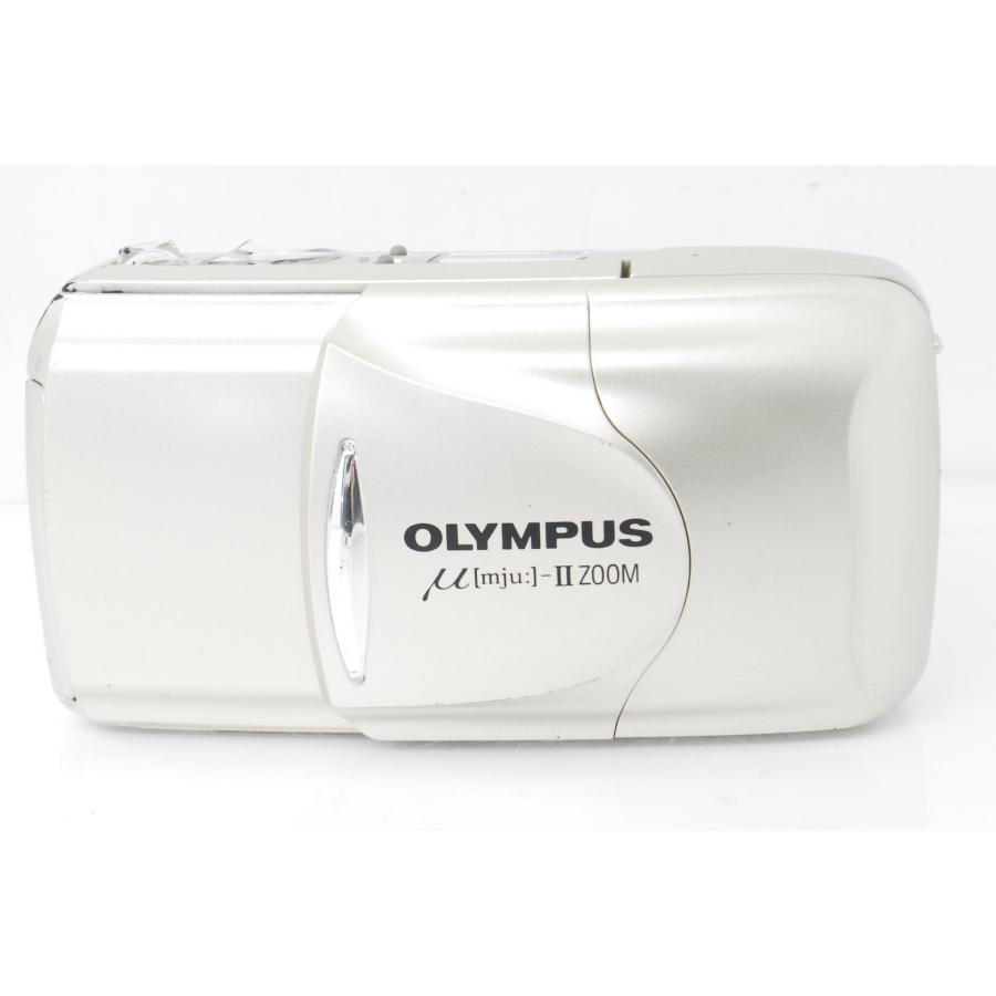 OLYMPUS オリンパス μ[mju:] II ZOOM シャンパンゴールド ミューIIズーム コンパクトフィルムカメラ | μ（ミュー） | 01