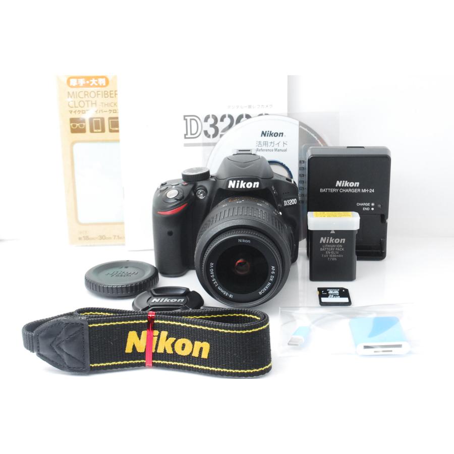 Nikon ニコン D3200 レンズキット ショット数2146回 SDカード付き | D3000 | 09