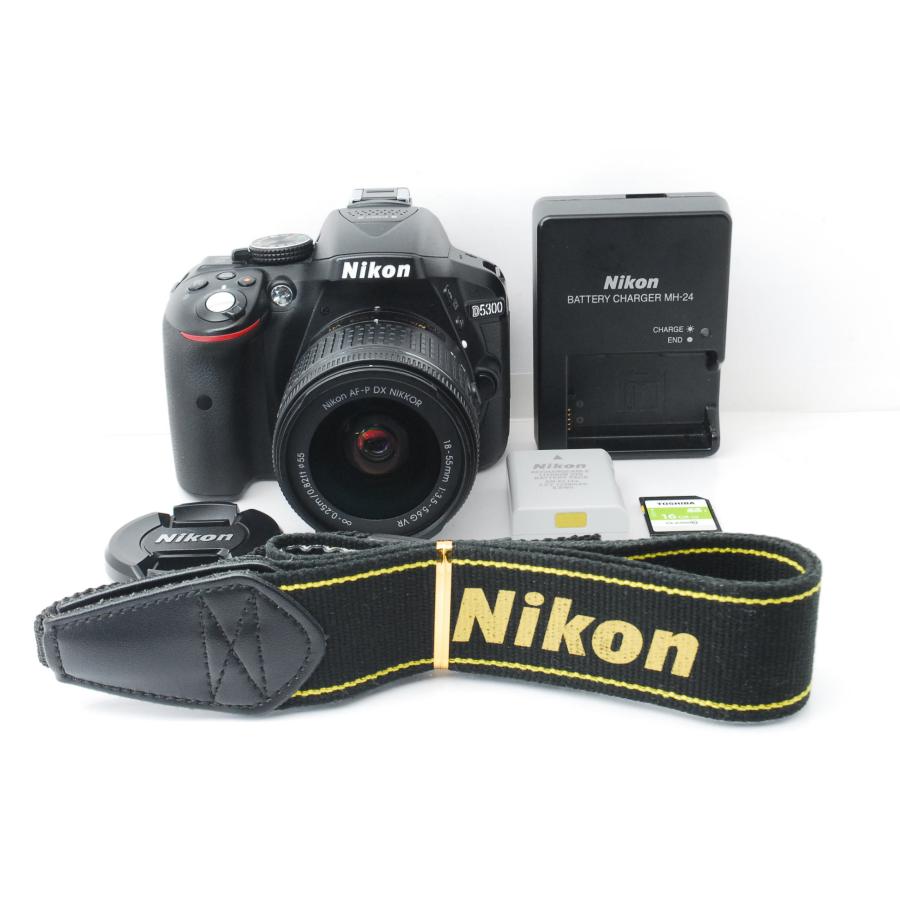 ■ 美品 ショット数極少 ■ ニコン　Nikon D5300 レンズキット D5000 Nikon ニコン D5300 レンズキット ショット数9265回 : 山ウサギ
