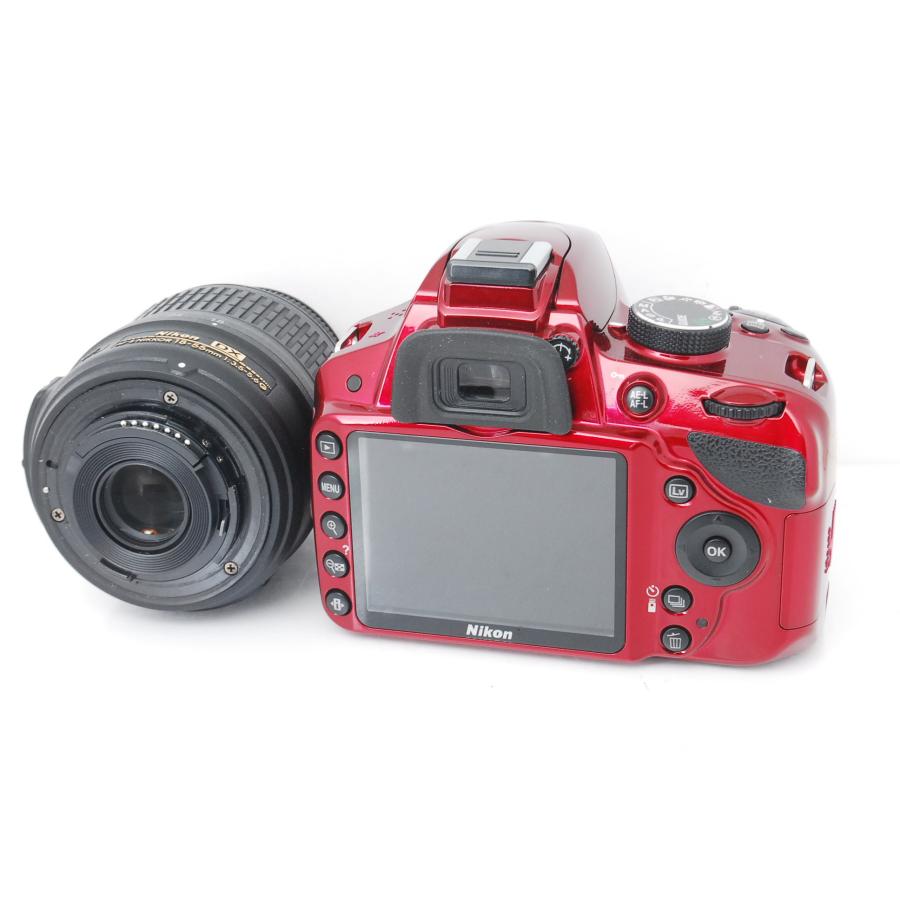 Nikon ニコン D3200 レッド レンズキット ショット数8066回 | D3000 | 02
