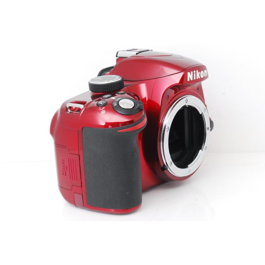Nikon ニコン D3200 レッド レンズキット ショット数8066回 | D3000 | 05