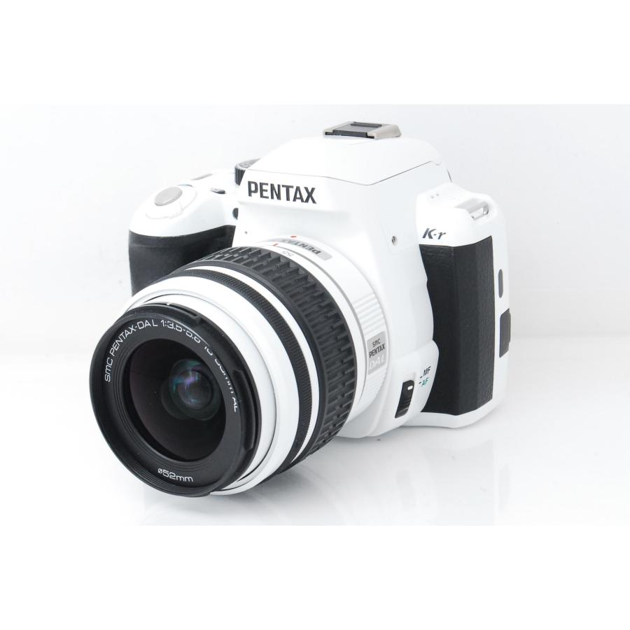 PENTAX ペンタックス K-r ホワイト レンズキット SDカード付き ショット数955回 | K-r