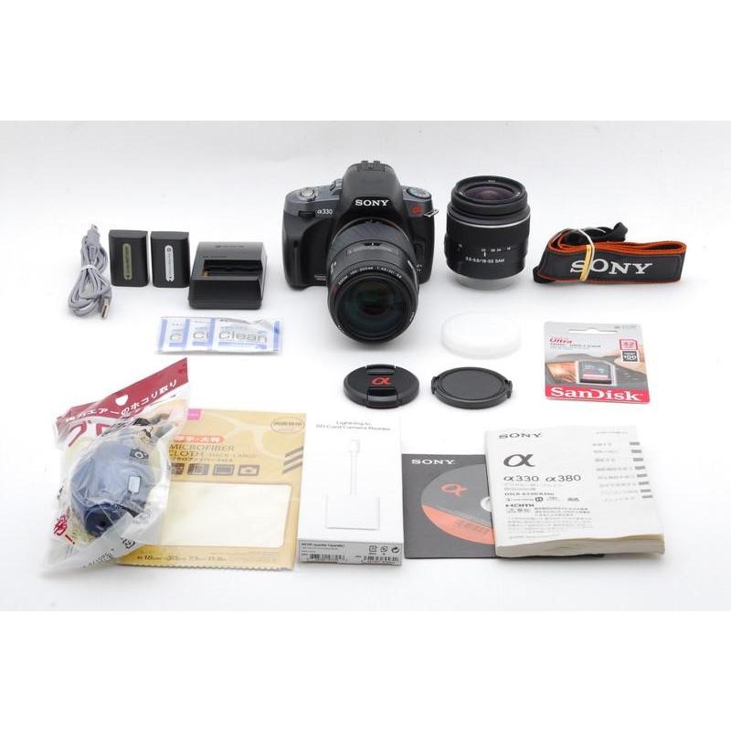 SONY α330 ダブルズームキット 新品SD32GB付き iPhone転送 :d000135:山ウサギカメラ - 通販 - Yahoo!ショッピング SONY α330 ダブルズームキット 新品SD32GB付き iPhone転送 :d000135:山ウサギカメラ - 通販 - Yahoo!ショッピング