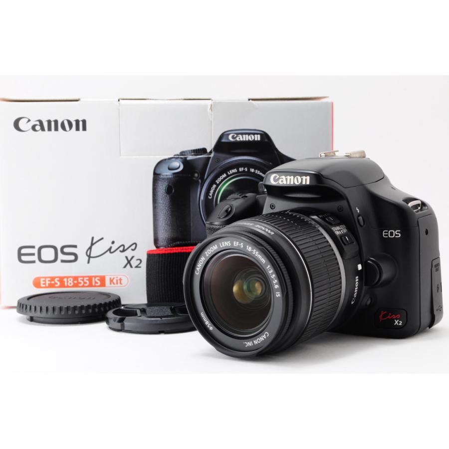 EOS Kiss X2 Canon キヤノン レンズキット 新品SD32GB付き