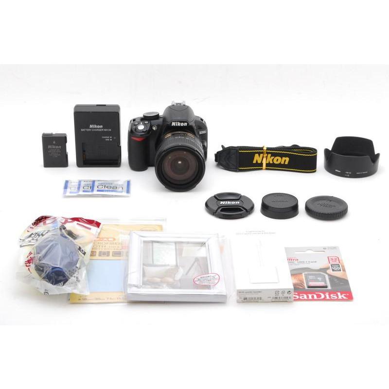 Nikon ニコン D3100 レンズキット 新品SD32GB付き iPhone転送 d000156山ウサギカメラ 通販