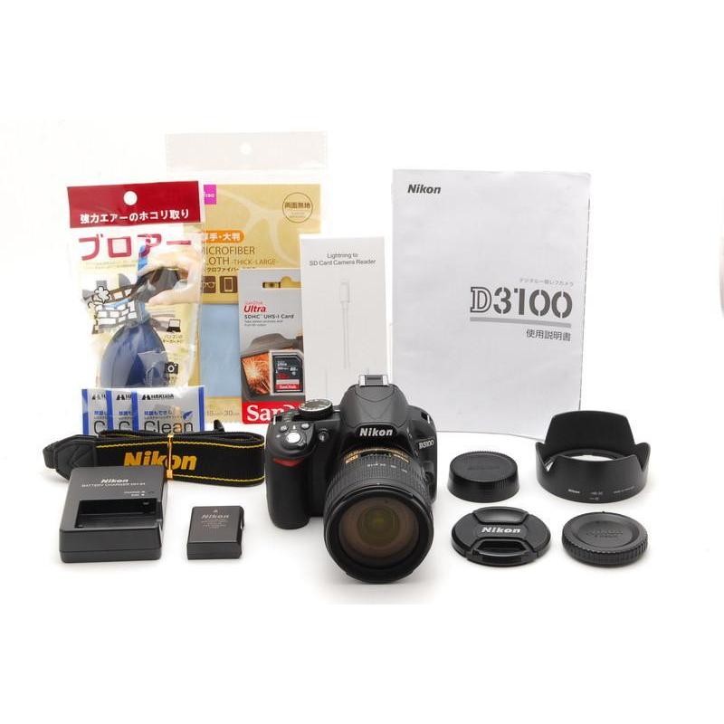 Nikon ニコン D3100 レンズキット 新品SD32GB付き iPhone転送 d000161山ウサギカメラ 通販