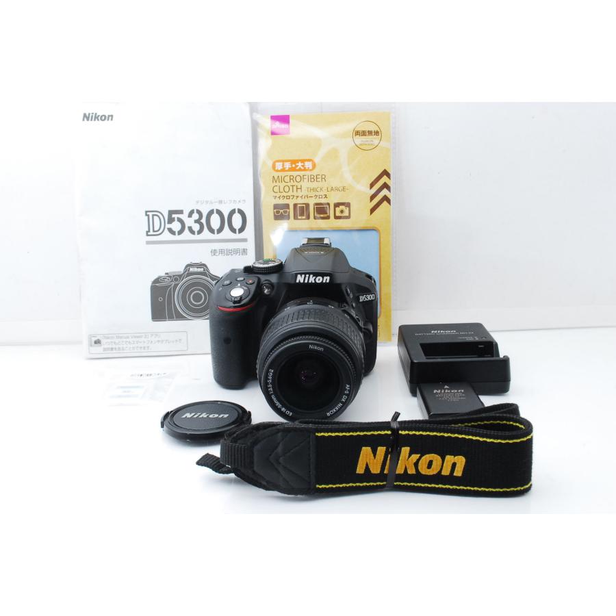 D5000 Nikon ニコン D5300 レンズキット 32GBSDカード付き ショット数