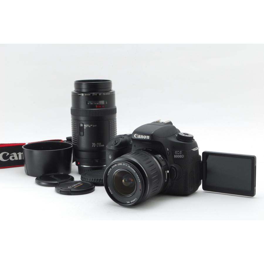 EOS 8000D Canon キヤノン ダブルズームキット 新品SD32GB付き EOS 8000D Canon キヤノン ダブルズームキット 新品SD32GB付き