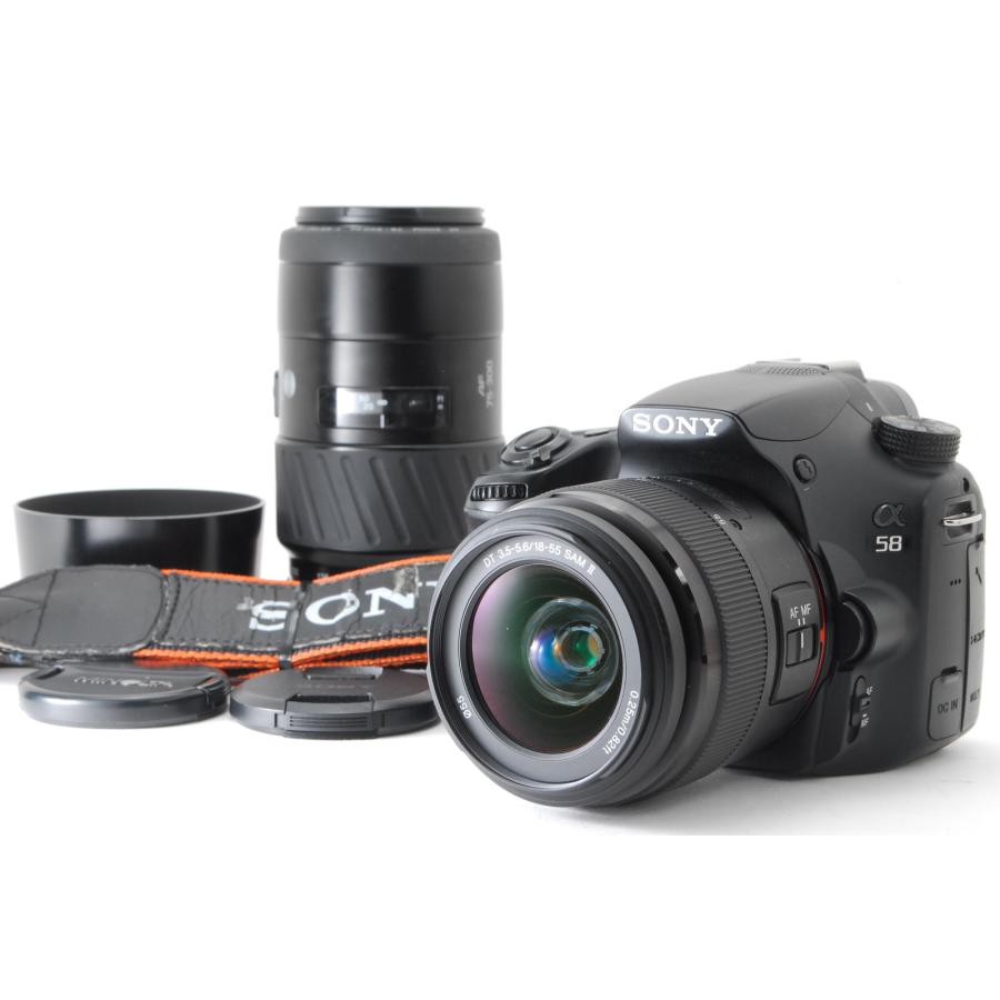 α（ソニー） SONY ソニー α58 ダブルズームキット 新品SD32GB付き