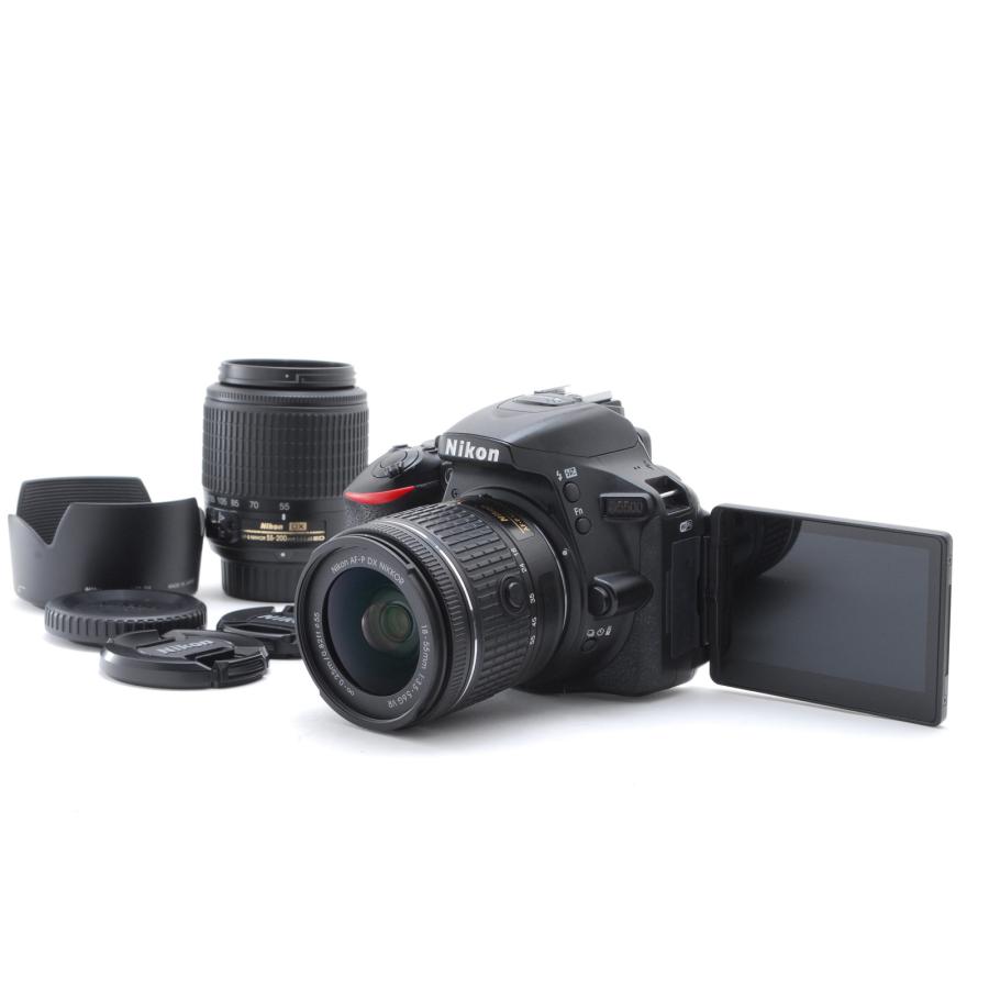 D5000 Nikon ニコン D5500 ダブルズームキット 新品SD32GB付き D5000 Nikon ニコン D5500 ダブルズームキット 新品SD32GB付き