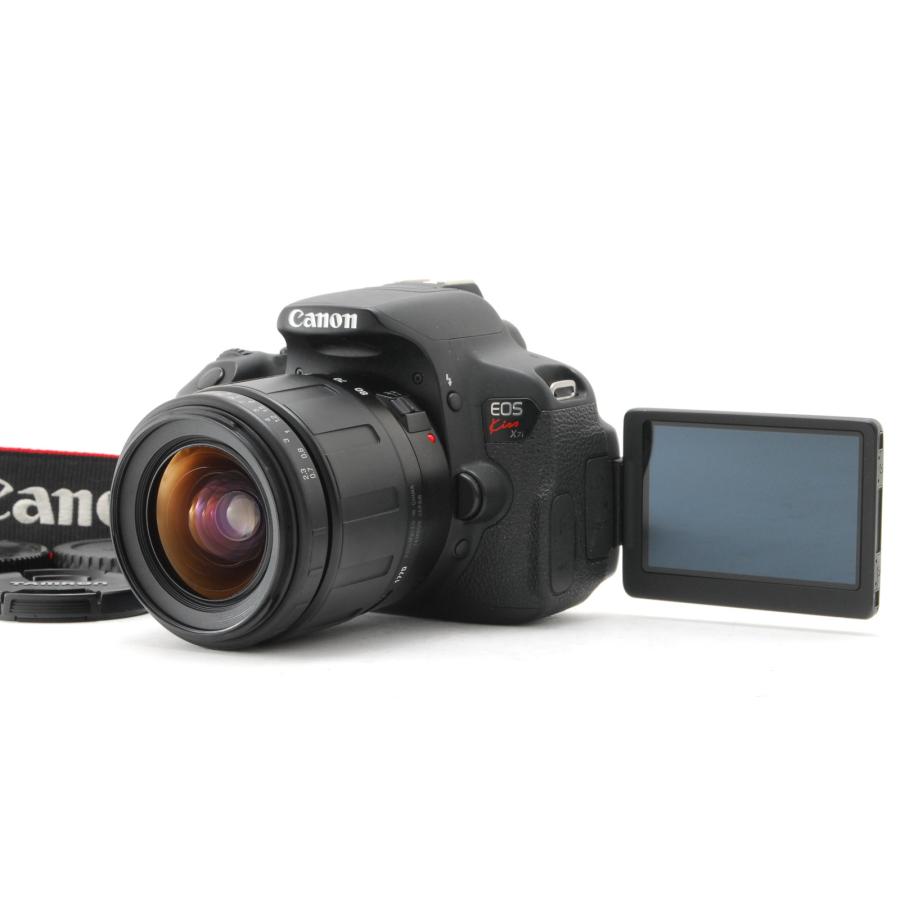 EOS Kiss Canon キヤノン X7i レンズキット 新品SD32GB付き iPhone転送