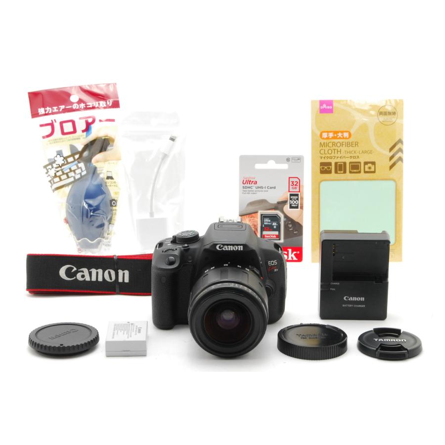 EOS Kiss Canon キヤノン X7i レンズキット 新品SD32GB付き iPhone転送