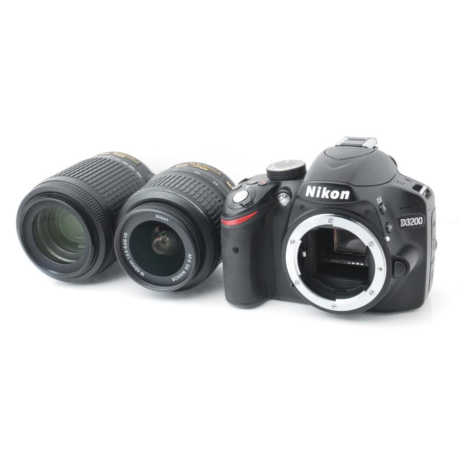 D3000 Nikon ニコン D3200 ダブルズームキット ショット数2119回 : 山