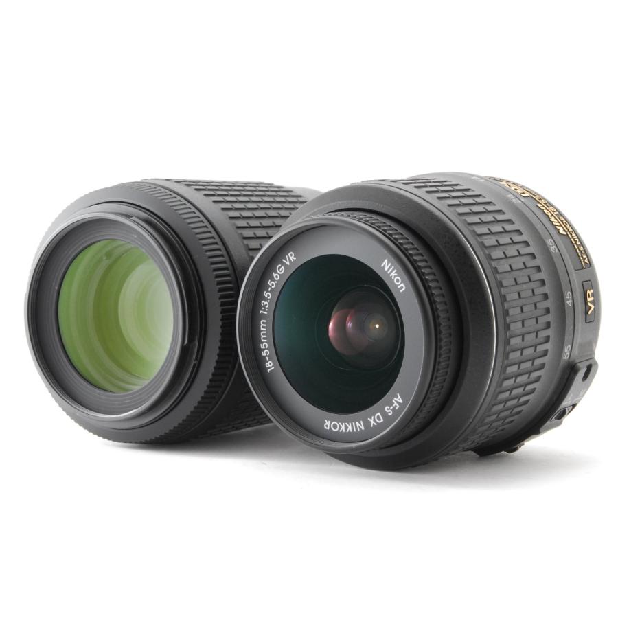 D3000 Nikon ニコン D3200 ダブルズームキット 新品SD32GB付き