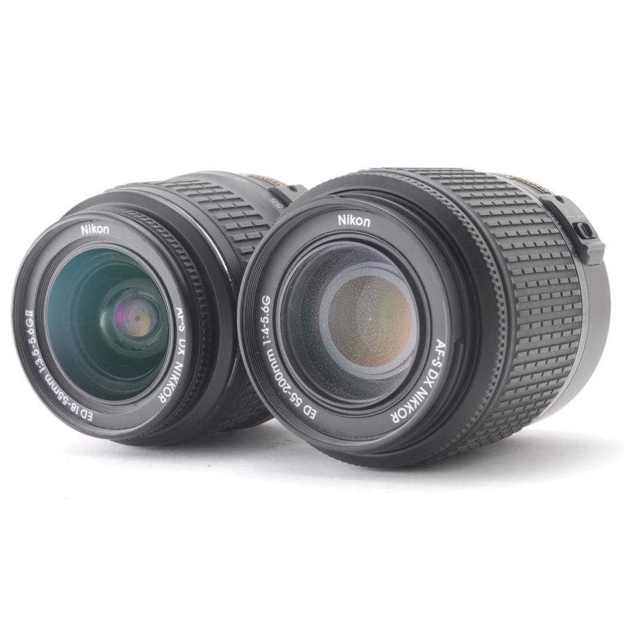 D5000 Nikon ニコン D5200 ダブルズームキット 新品SD32GB付き iPhone