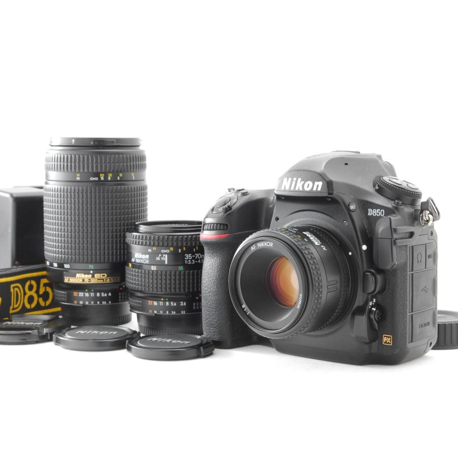 Nikon ニコン D850 トリプルレンズキット 新品SD32GB付き : d000253 