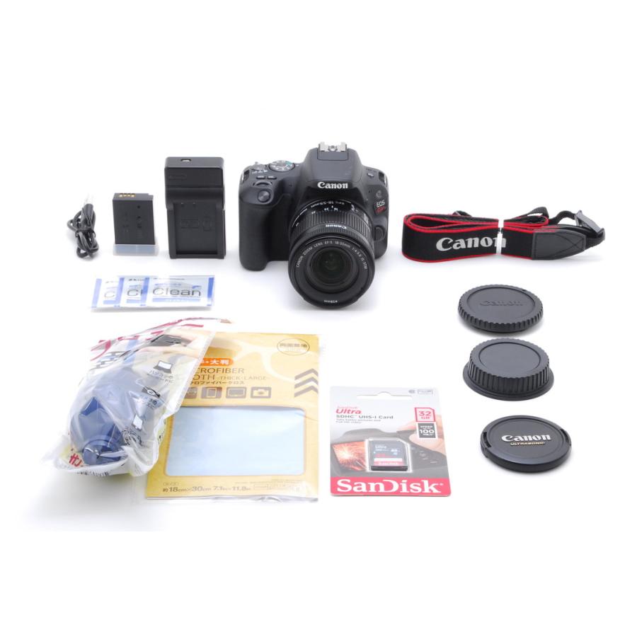EOS Kiss Canon キヤノン X9 レンズキット 新品SD32GB付き : 山ウサギ