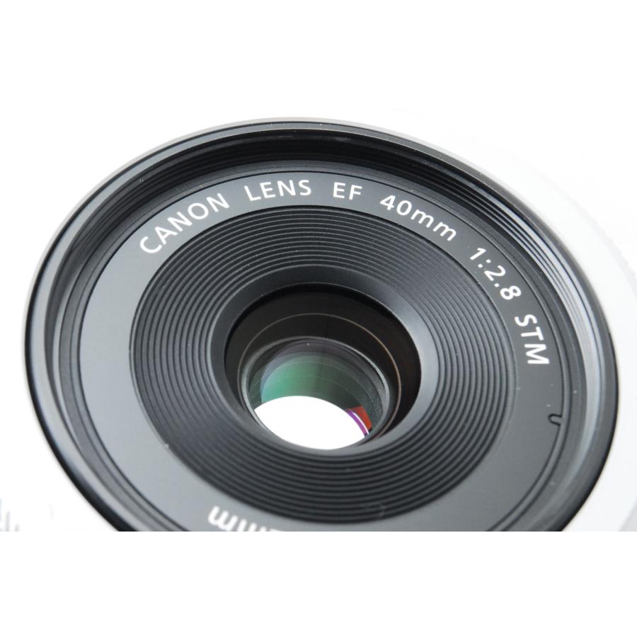 Canon EF40mm F2.8 STMホワイト 単焦点レンズ 【公式通販】