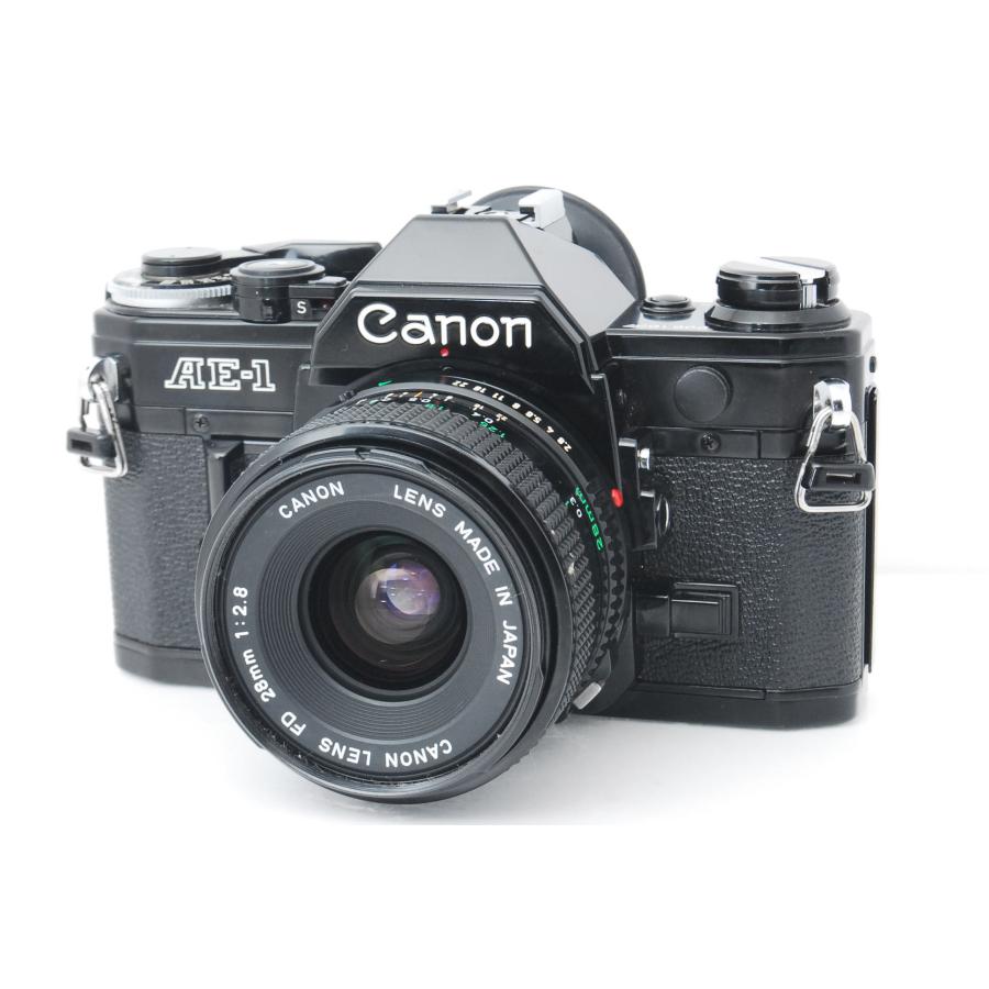 Canon キヤノン AE-1 ブラック New FD 28mm F2.8 レンズセット | 
