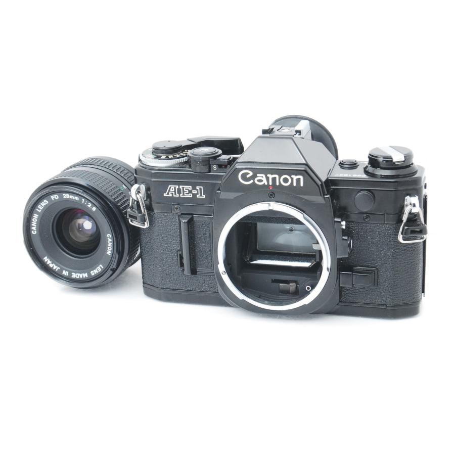 Canon キヤノン AE-1 ブラック New FD 28mm F2.8 レンズセット |  | 01