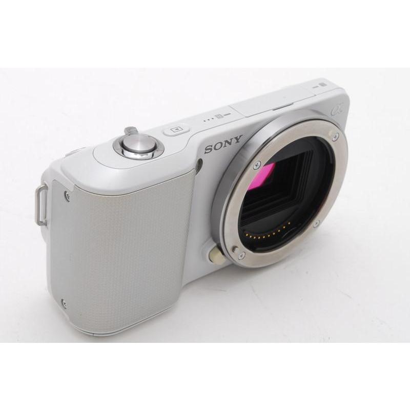NEX SONY ソニー NEX-3 ホワイト レンズキット 新品SD16GB付き iPhone 
