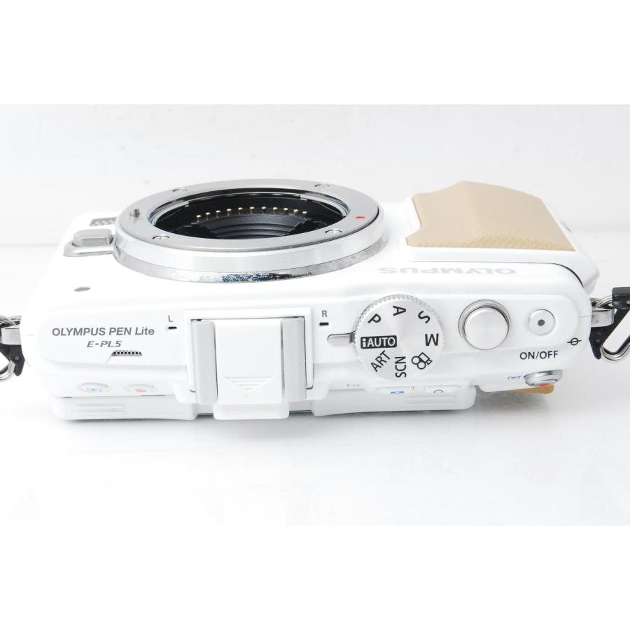 OLYMPUS PEN オリンパス E-PL5 ホワイト レンズキット 32GBSDカード