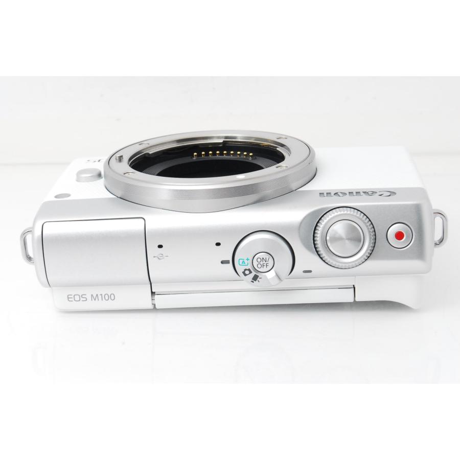 EOS M Canon キヤノン M100 ホワイト レンズキット 元箱付き : 山
