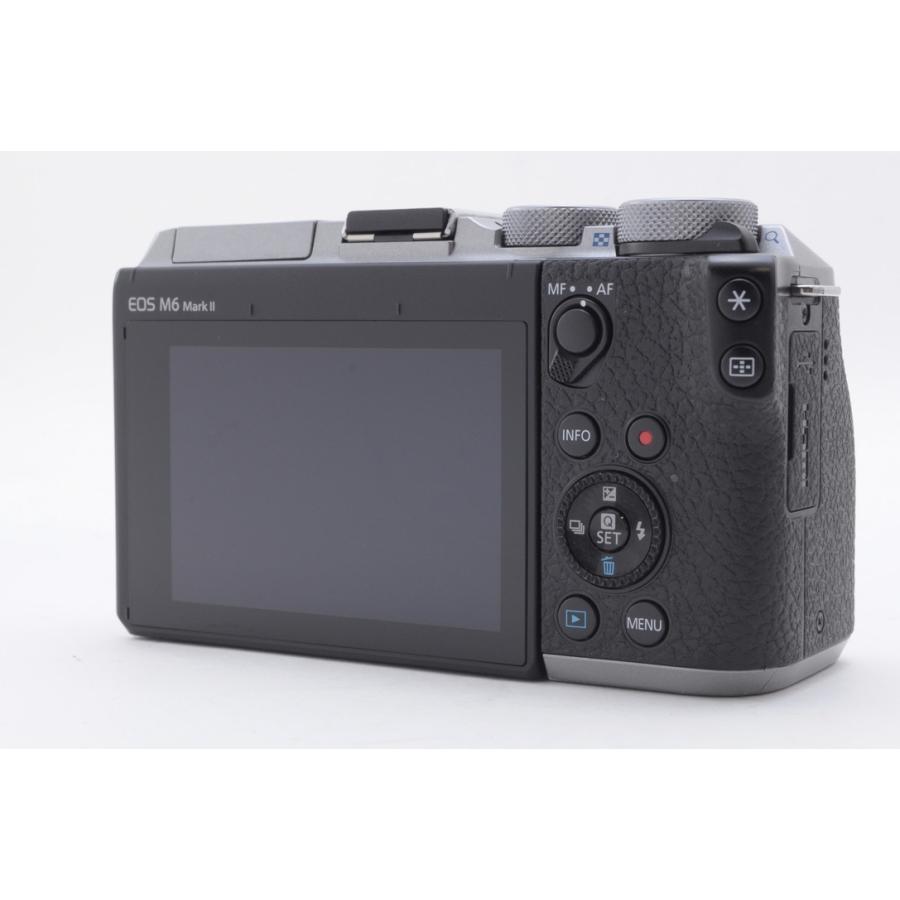 Canon キヤノン EOS M6 Mark II シルバー レンズキット 新品SD32GB付き｜mrabbit-camera｜04
