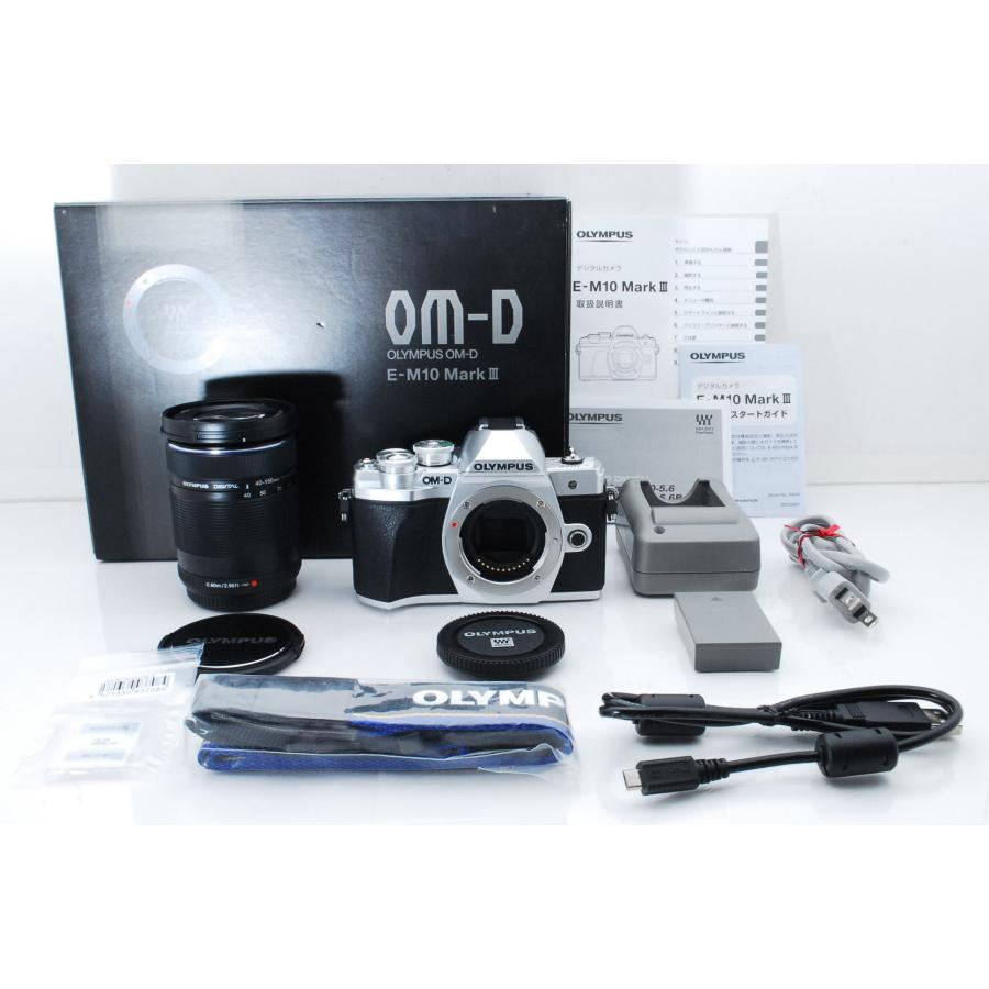 OM-D OLYMPUS オリンパス E-M10 Mark III シルバー レンズキット