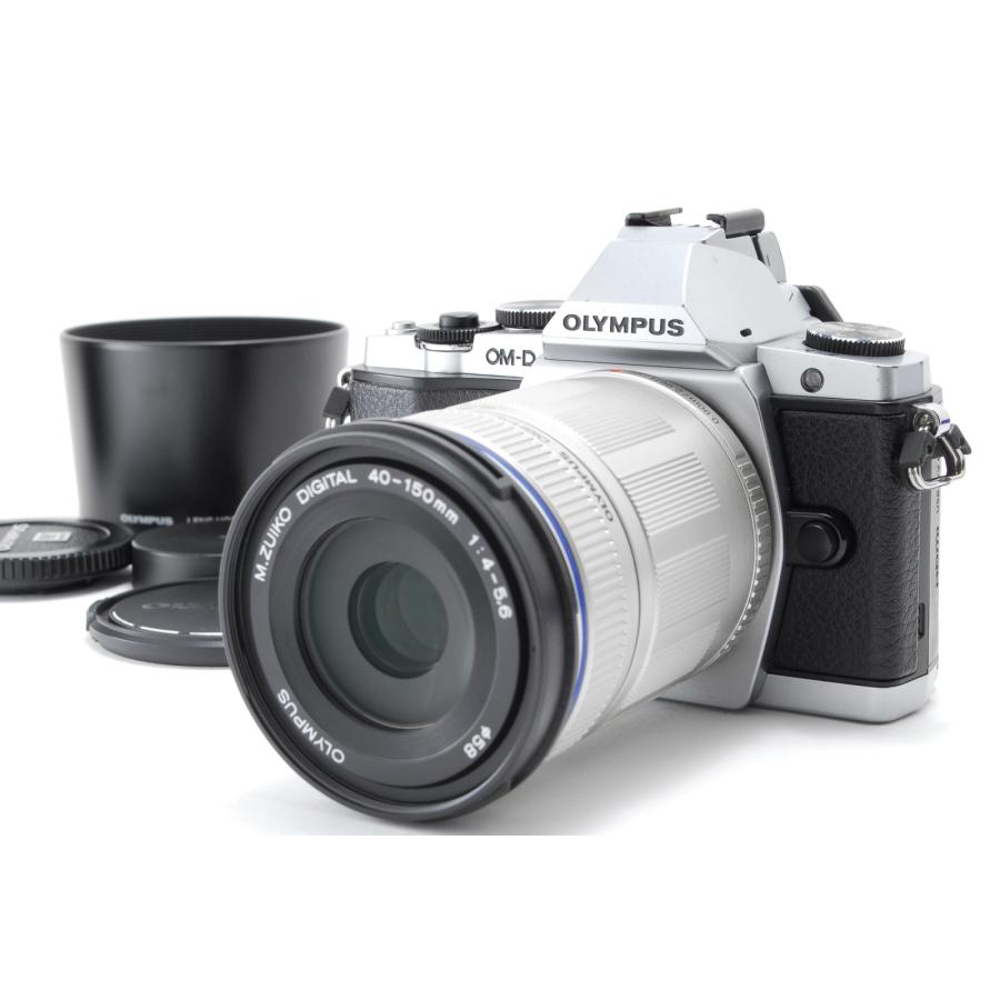 OLYMPUS OM-D E-M5 レンズキット シルバー OM-D OLYMPUS オリンパス E-M5 シルバー レンズキット 新品SD32GB付き