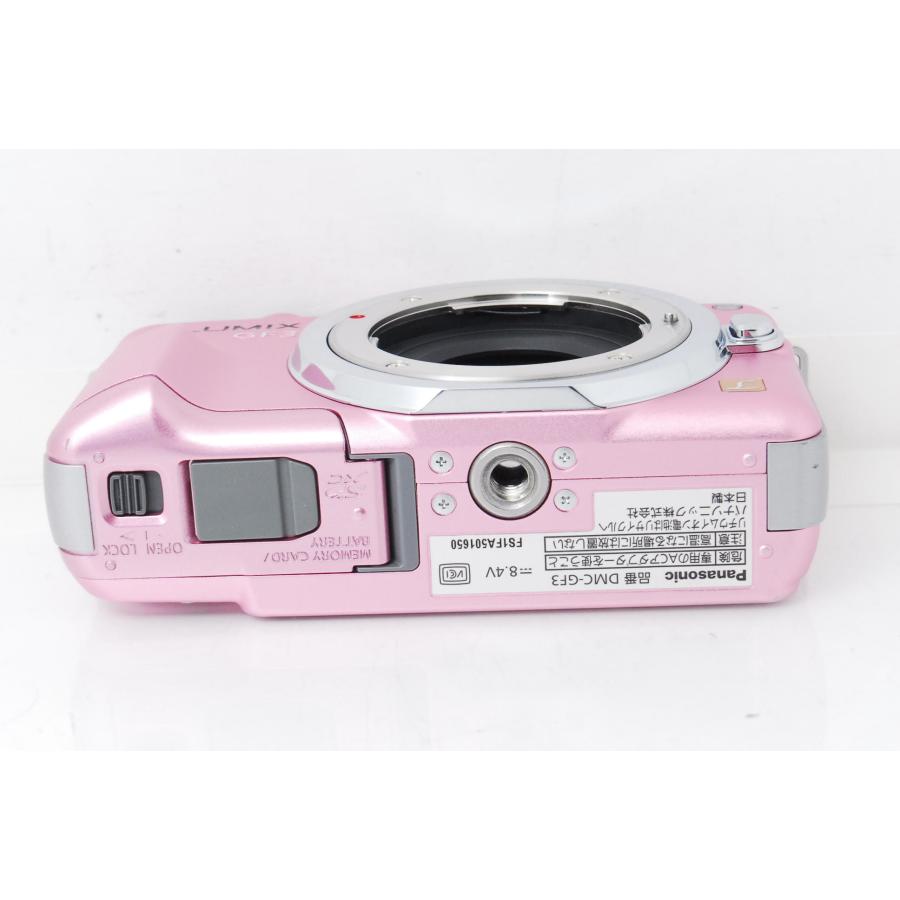 Panasonic パナソニック LUMIX DMC-GF3 フェアリーピンク レンズキット ショット数4536回 | LUMIX Gシリーズ | 03