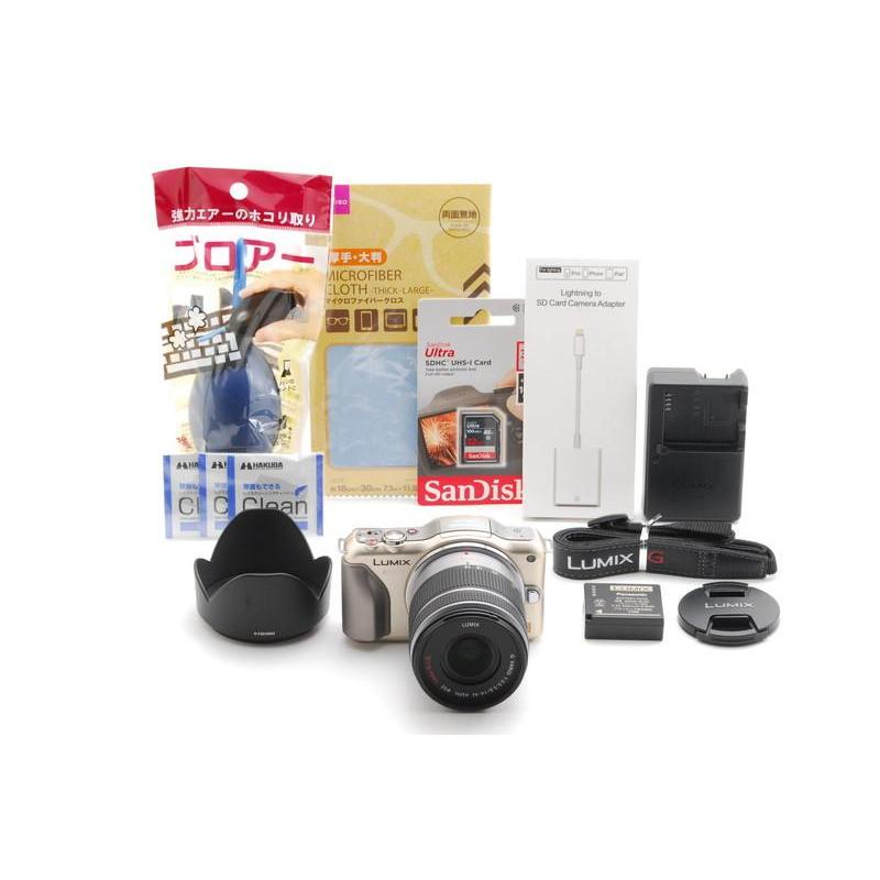 LUMIX Gシリーズ Panasonic パナソニック DMC-GF5 ゴールド レンズ