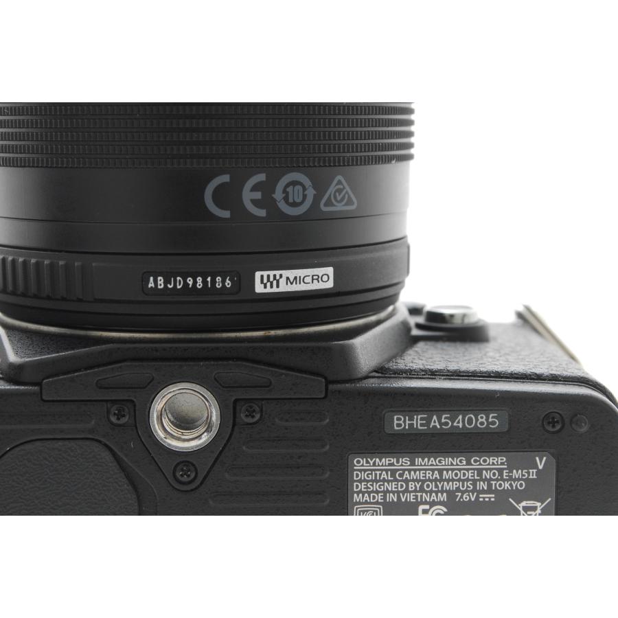 OM-D OLYMPUS オリンパス E-M5 Mark II ブラック レンズキット 新品
