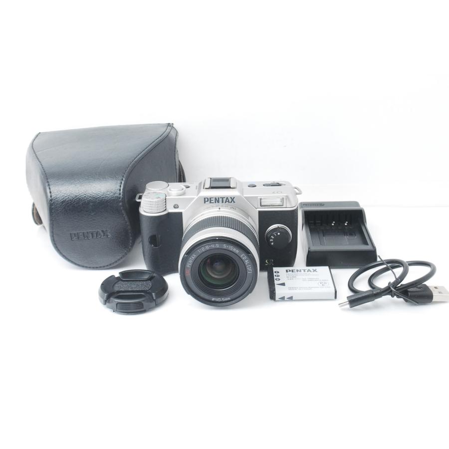 ペンタックス Q7 シルバー Qシリーズ PENTAX ペンタックス Q7 シルバー レンズキット ショット数