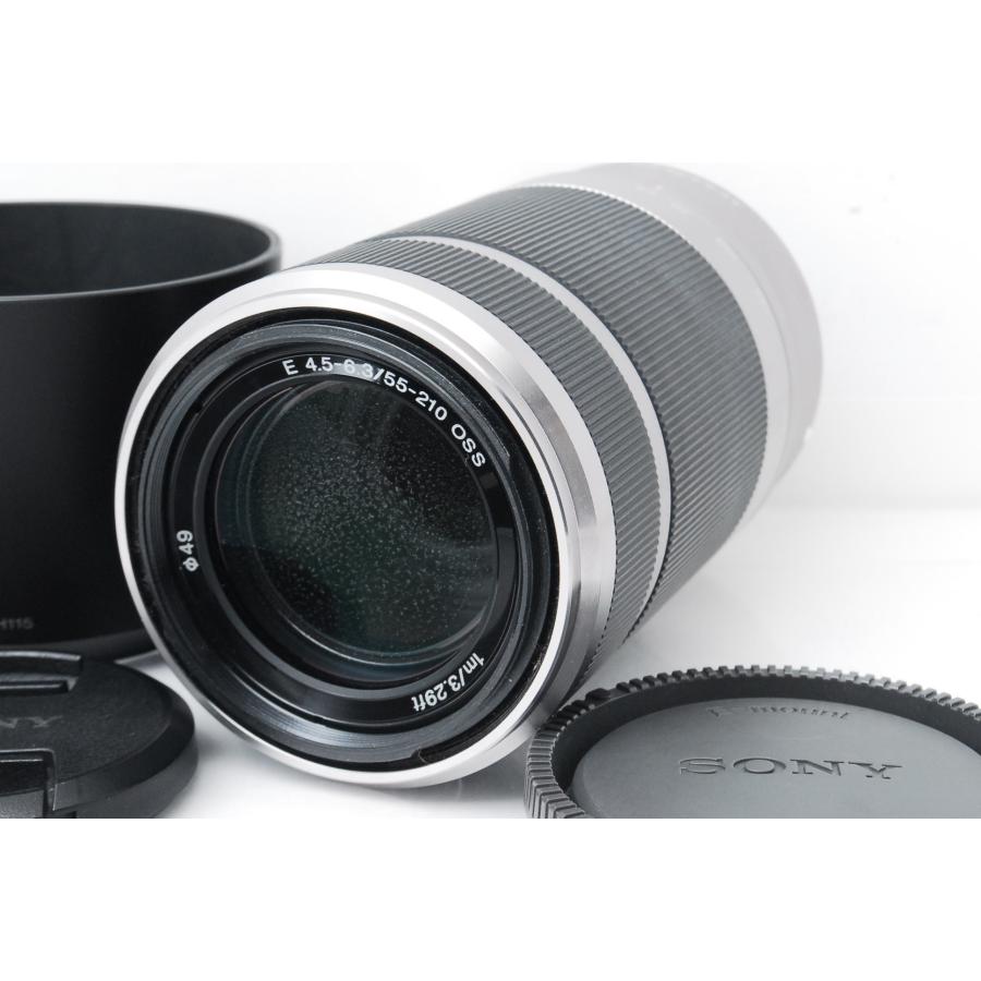 SONY - SONY E55-210mm F4.5-6.3OSS SEL55210 シルバー E 55-210mm F4.5-6.3 OSS | デジタル一眼カメラα（アルファ