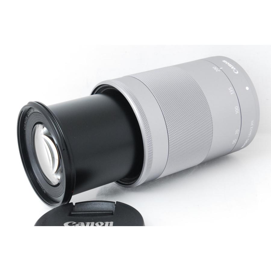 EF-M Canon キヤノン 55-200mm F4.5-6.3 IS STM シルバー 手ぶれ補正