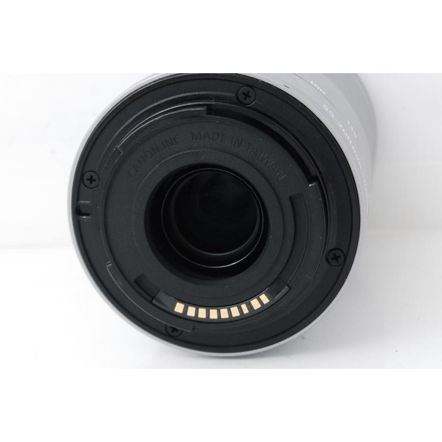 EF-M Canon キヤノン 55-200mm F4.5-6.3 IS STM シルバー 手ぶれ