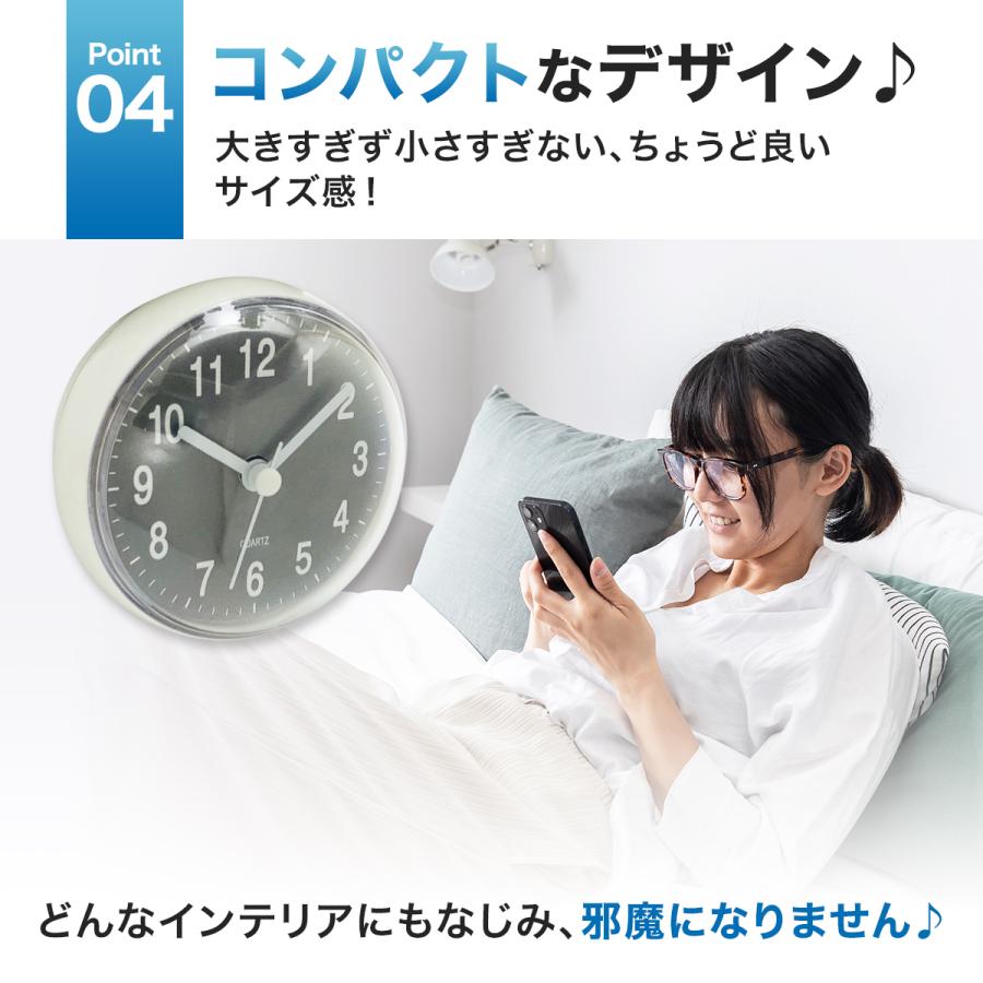 防水時計 壁掛け時計 掛け時計 時計 お風呂 バスクロック 防水 キッチン 浴室 洗面所 吸盤 コンパクト |  | 09