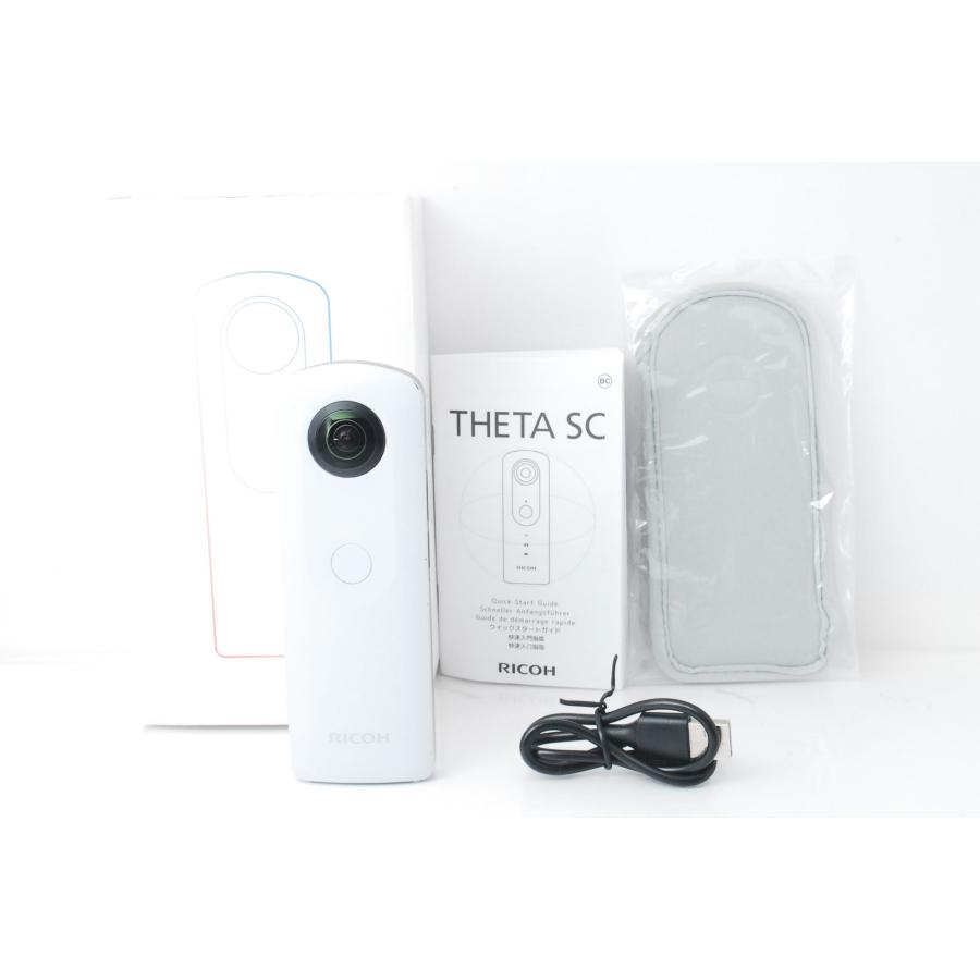 THETA RICOH リコー SC ホワイト 360度カメラ : 山ウサギカメラ - 通販